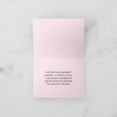 クラシックお悔やみ伝統的のカード カード (内部)