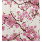 クラシックさくらんぼ花 シャワーカーテン (正面)