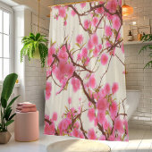 クラシックさくらんぼ花 シャワーカーテン