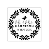 クラシックさんミセス結婚ズの日付 ラバースタンプ (インプリント)