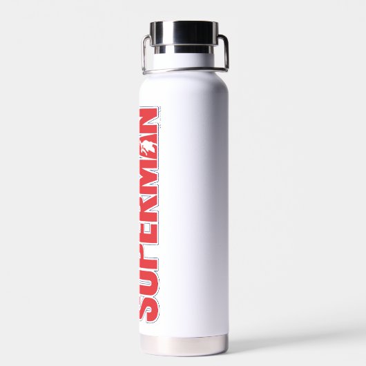 クラシックすごい男のロはっきりしたゴ ウォーターボトル (背面)