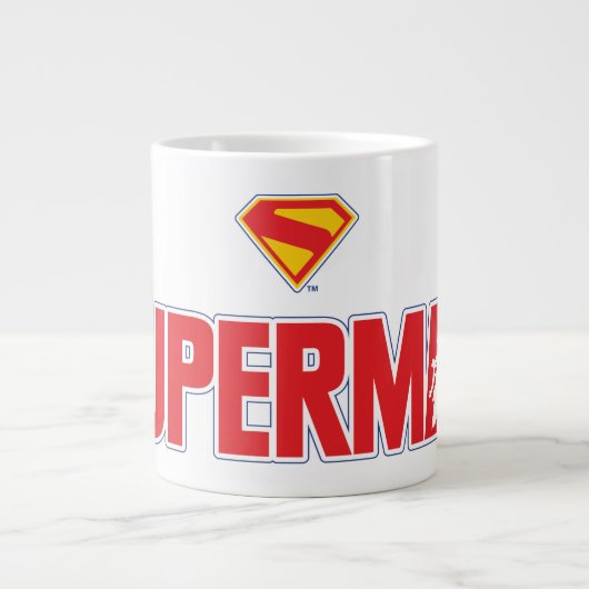 クラシックすごい男のロはっきりしたゴ ジャンボコーヒーマグカップ (正面)