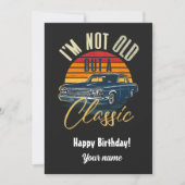 クラシックだよ。年齢じゃない 招待状 (正面)