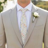 クラシックでおしゃれなネクタイ フローラルアートパターン ネクタイ