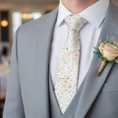 クラシックでおしゃれなネクタイ フローラルアートパターン ネクタイ