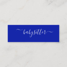 クラシックではっきりしたなZaffre|Navyの青い乳母のベビーシッターをすること