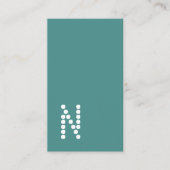 クラシックでシンプルな専門の縦の名刺 名刺 (正面)