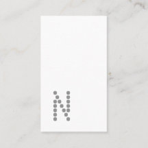 クラシックでシンプルな専門の縦の名刺