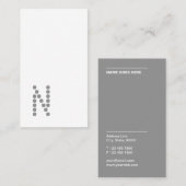 クラシックでシンプルな専門の縦の名刺 名刺 (正面/裏面)