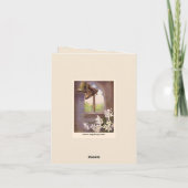 クラシックでフォーマルなFrohe Ostern (ドイツ語) シーズンカード (裏面)