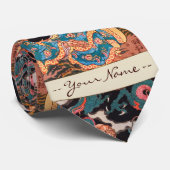 クラシックで日本のな伝説の戦士のドラゴンの芸術 ネクタイ (ロール)