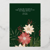 クラシックで最も幸せなクリスマス | Splendorの写真 箔シーズンカード (裏面)