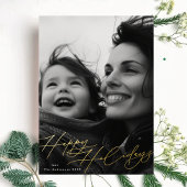 クラシックで最も幸せなクリスマス | Splendorの写真 箔シーズンカード