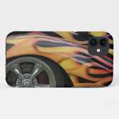 クラシックで燃えるような車のiPhone 5 Case mate Case-Mate iPhoneケース (裏面(横))