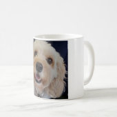 クラシックで白いマグのPhoebethePrincess Cavapoo コーヒーマグカップ (正面右)
