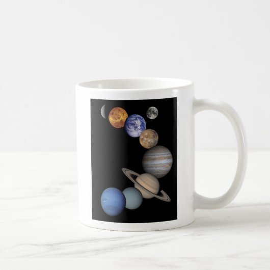 クラシックで白いマグ コーヒーマグカップ (右)
