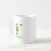 クラシックで白いマグ コーヒーマグカップ (正面左)