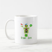 クラシックで白いマグ コーヒーマグカップ (左)
