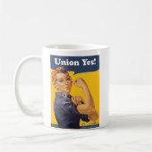 クラシックで白いマグ コーヒーマグカップ (左)