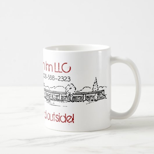 クラシックで白いマグ-冬 コーヒーマグカップ (右)