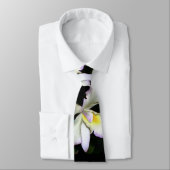 クラシックで白い蘭の結婚式 ネクタイ (タイ)