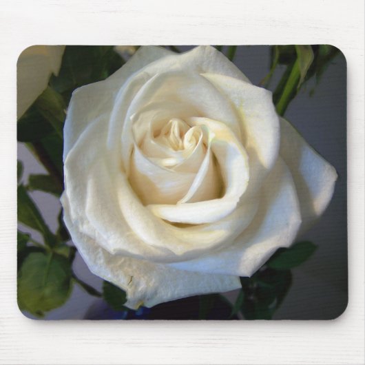 "クラシックで白い"シリーズマウスパッド マウスパッド (正面)