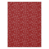 クラシックで赤い休日|のクリスマス夕食 テーブルクロス (正面)