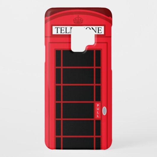 クラシックで赤い公衆電話ボックスイギリス: Samsung Galax Case-Mate Samsung Galaxyケース (裏面)
