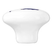 クラシックで青いヤナギの鳥のデザイン セラミックノブ (側面)