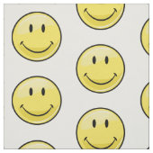 クラシックで黄色く幸せな顔 ファブリック (見本)