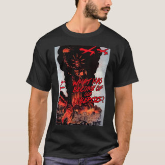 クラシックで黒いアンチ無人機のTシャツ Tシャツ