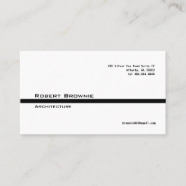 クラシックで黒いライン名刺 名刺