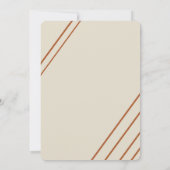 クラシックとエレガント洗練されたブライダルシャワー 招待状 (裏面)