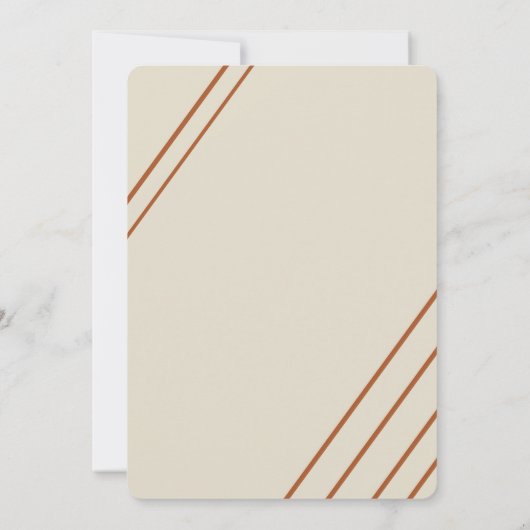 クラシックとエレガント洗練された披露宴 招待状 (裏面)