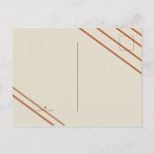 クラシックとエレガント洗練された披露宴 案内ポストカード (裏面)