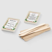 クラシックとエレガント洗練された結婚式 プログラム ハンドファン (組立なし)