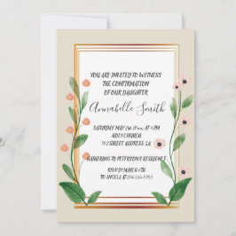 クラシックとエレガント高度な確認 招待状