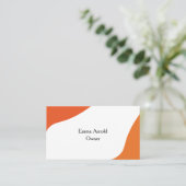 クラシックとオモダンレンジ 名刺 (スタンド正面)