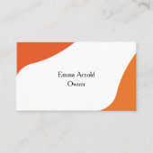 クラシックとオモダンレンジ 名刺 (正面)