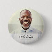 クラシックとシンプル写真記念 缶バッジ (正面)