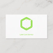 クラシックと信頼性の高い芝気に生経験者 名刺 (裏面)