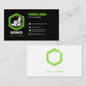 クラシックと信頼性の高い芝気に生経験者 名刺 (正面/裏面)