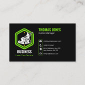 クラシックと信頼性の高い芝気に生経験者 名刺 (正面)