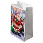 クラシックなアメリカ人サンタクロース スモールペーパーバッグ (正面アングル)