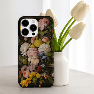 クラシックなアンティークの花の静物画 ファインアートペインティング iPhone 16 PRO MAXケース