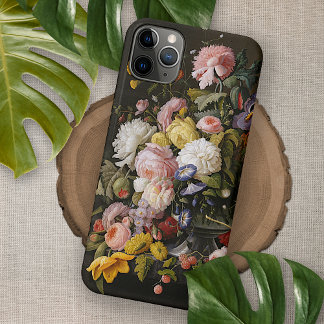 クラシックなアンティークの花の静物画 ファインアートペインティング iPhone 16 PRO MAXケース