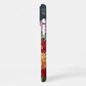クラシックなアンティークの花の静物画 ファインアートペインティング iPhoneケース (左側面)