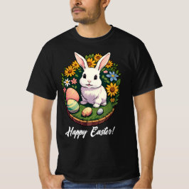 クラシックなイースター・バニーイラスト。ハッピーイースター！ Tシャツ