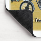 クラシックなオートバイ1969の勝利のマウスパッド マウスパッド (コーナー)