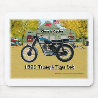 クラシックなオートバイ1969の勝利のマウスパッド マウスパッド
